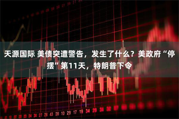 天源国际 美债突遭警告，发生了什么？美政府“停摆”第11天，特朗普下令